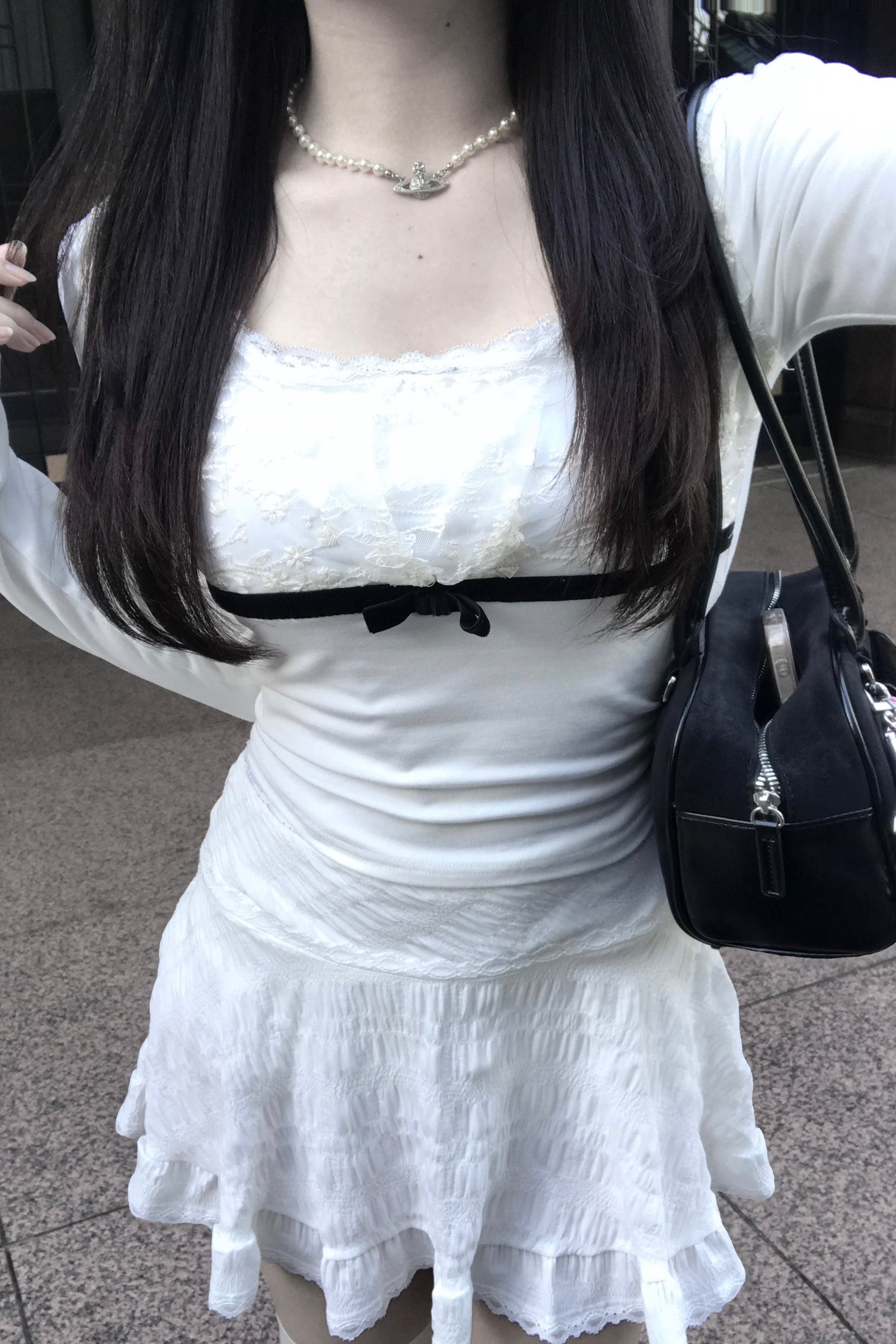 バイカラーレーストップス KR14243