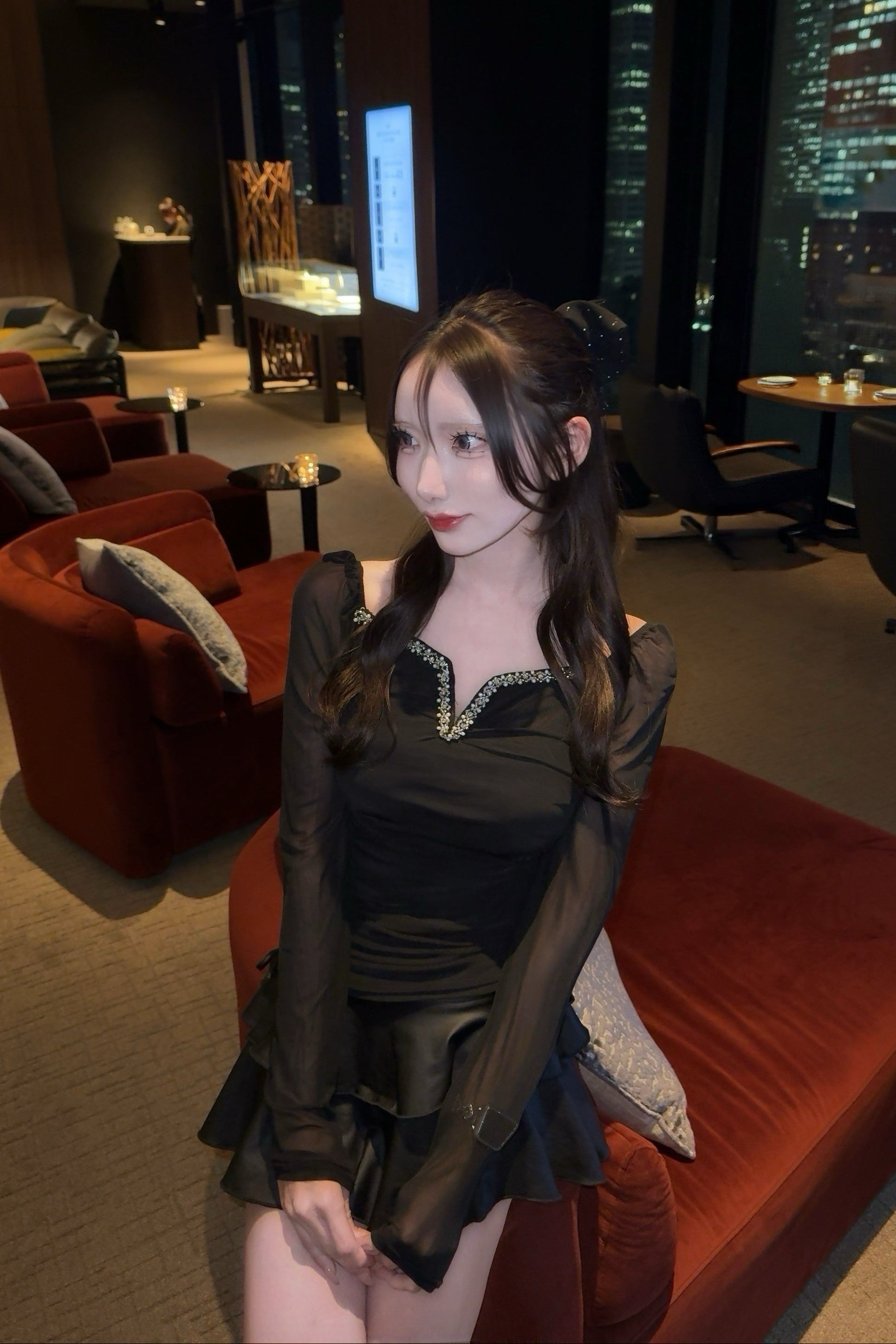 ビジューデザイントップス KR13880