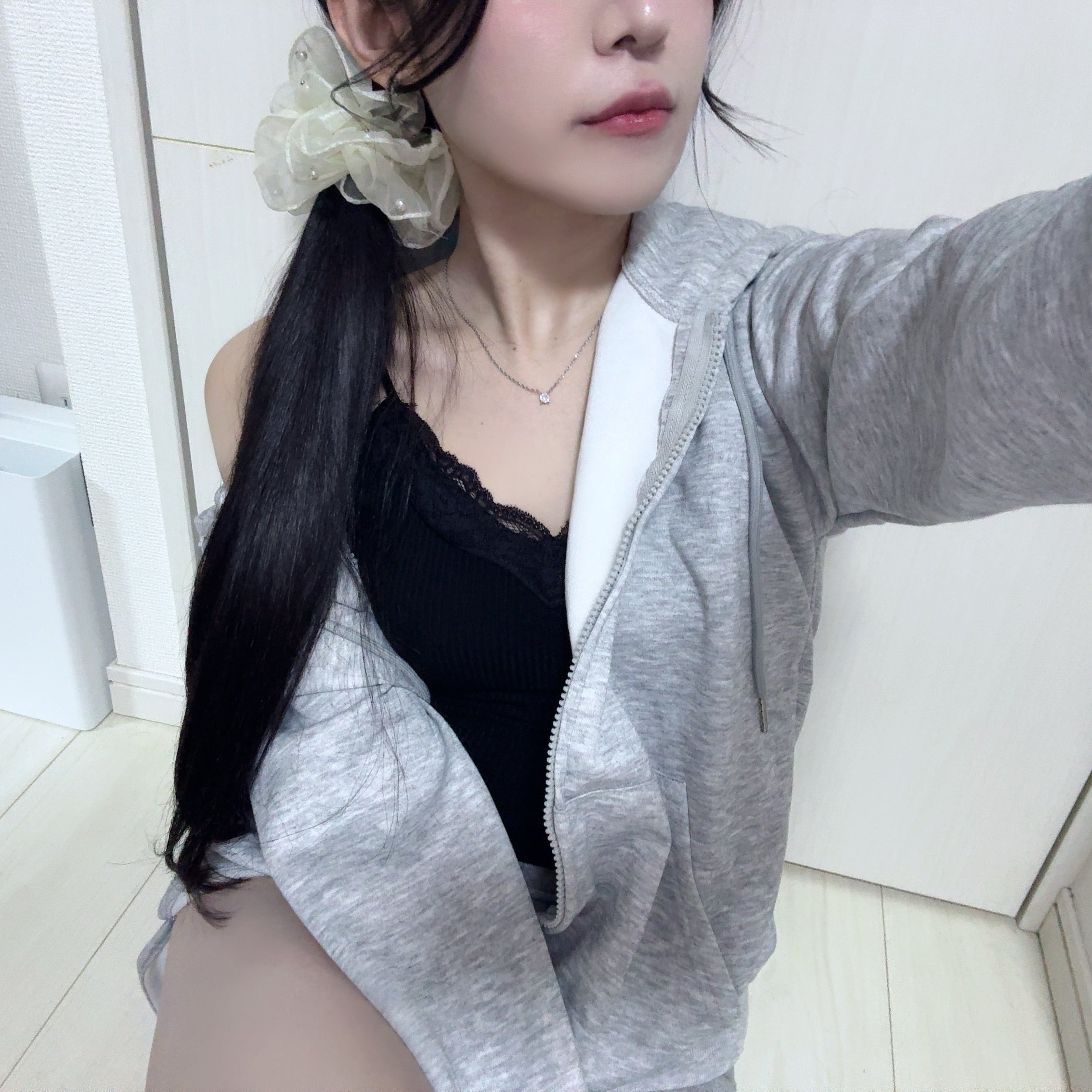 シンプルオーバーフーディー KR13627