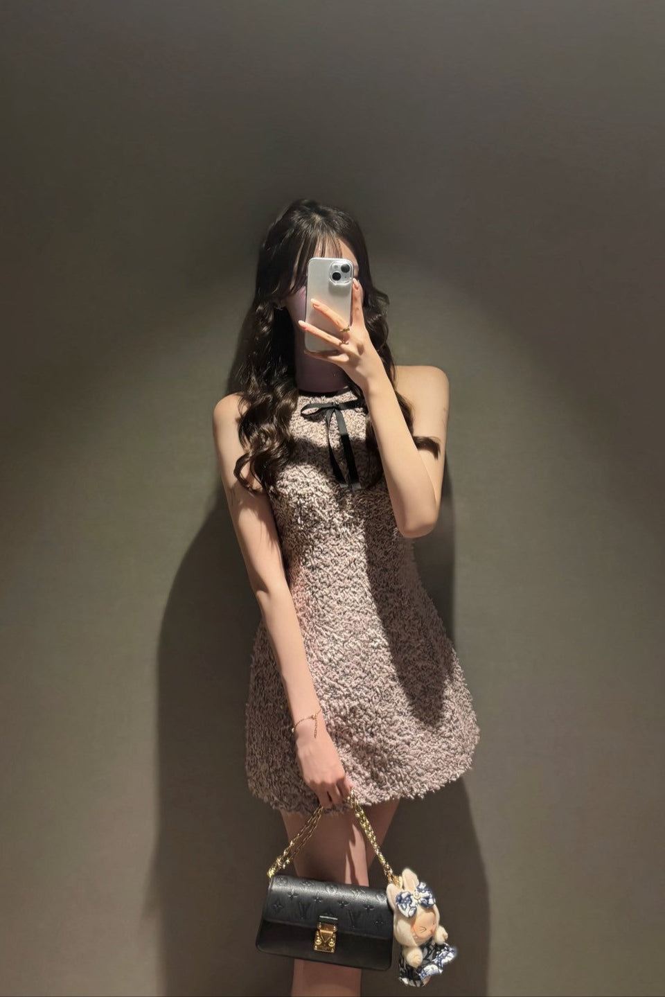 ピンクツイードワンピース KR10297