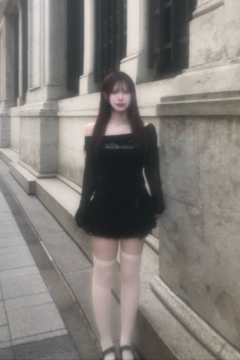 sweet ribbon layerd skirt KR10087