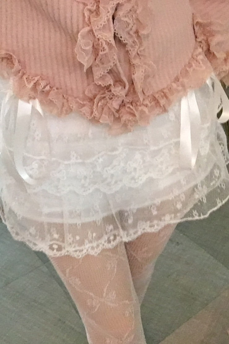 lace ribbon skirt KR10147