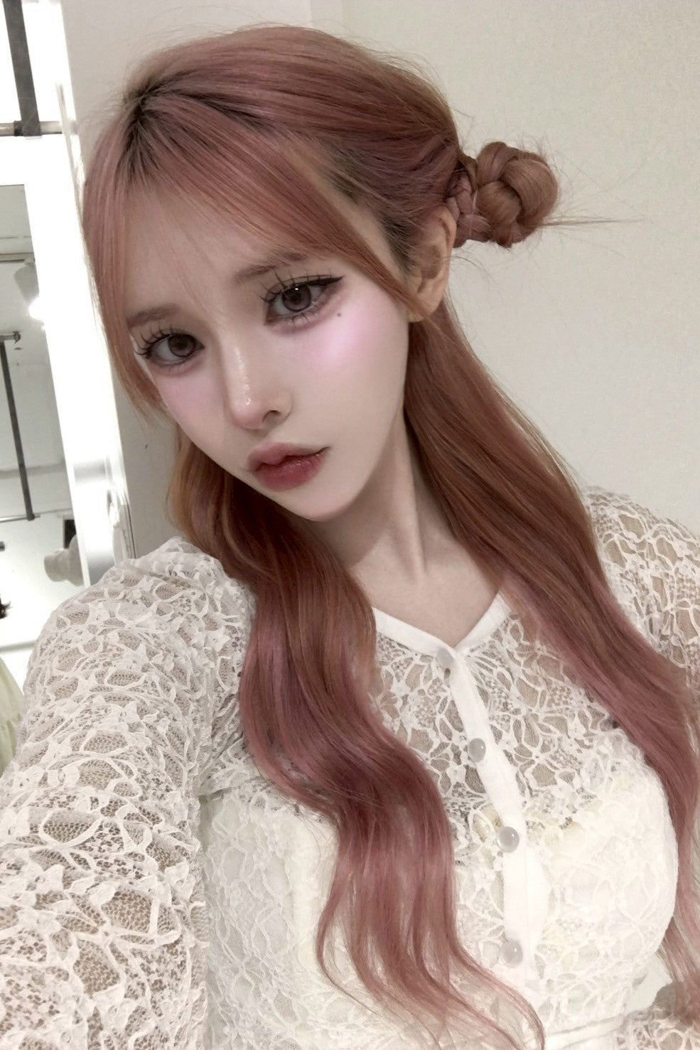 クロップドシースルーカーディガン KR10145