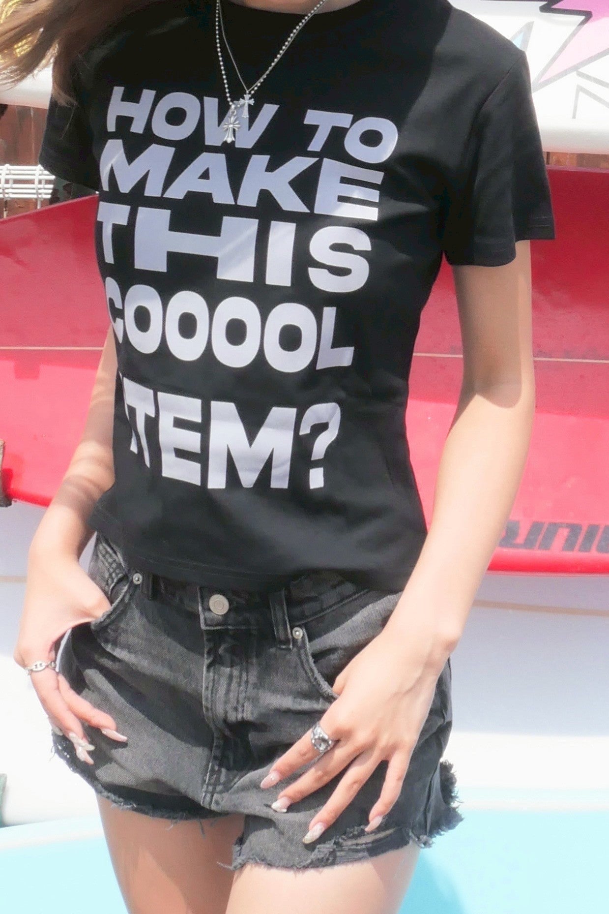 レタリングロゴミニ Tシャツ KR10240