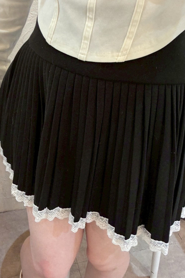クロップドUネックレタリングトップス KR10146