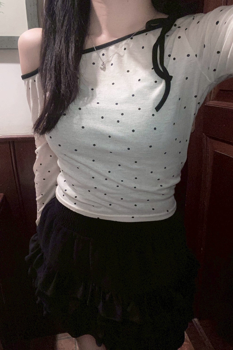 ドットワンショルトップス KR10261