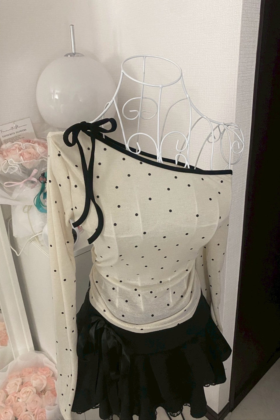 ドットワンショルトップス KR10261