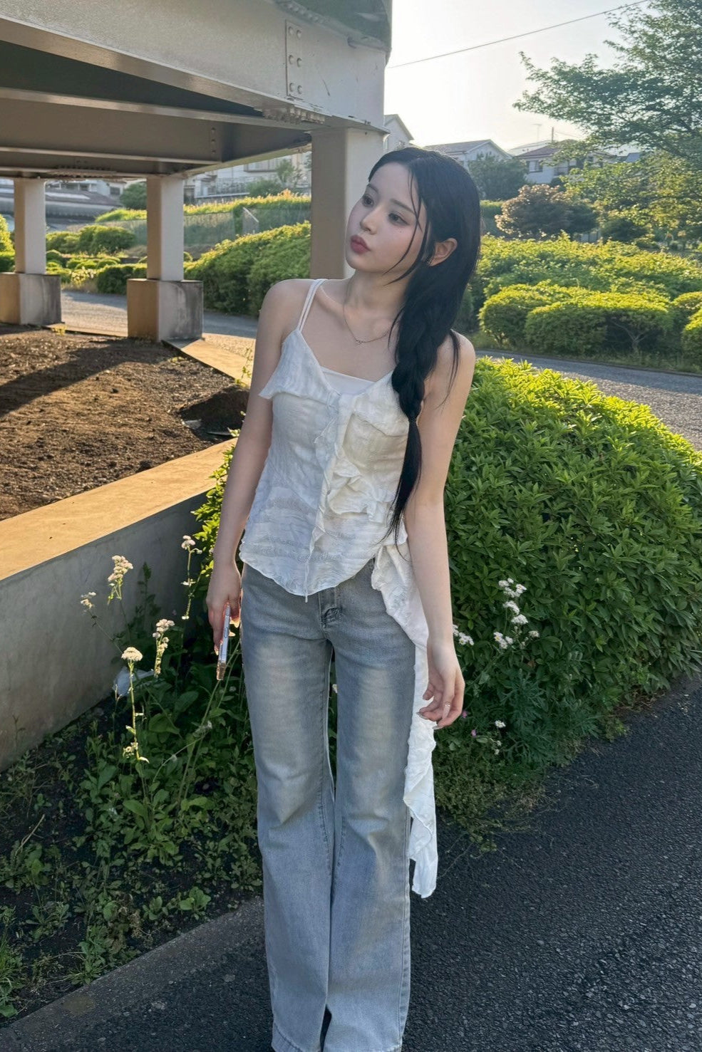 ブーツカットブルーパンツ KR10057