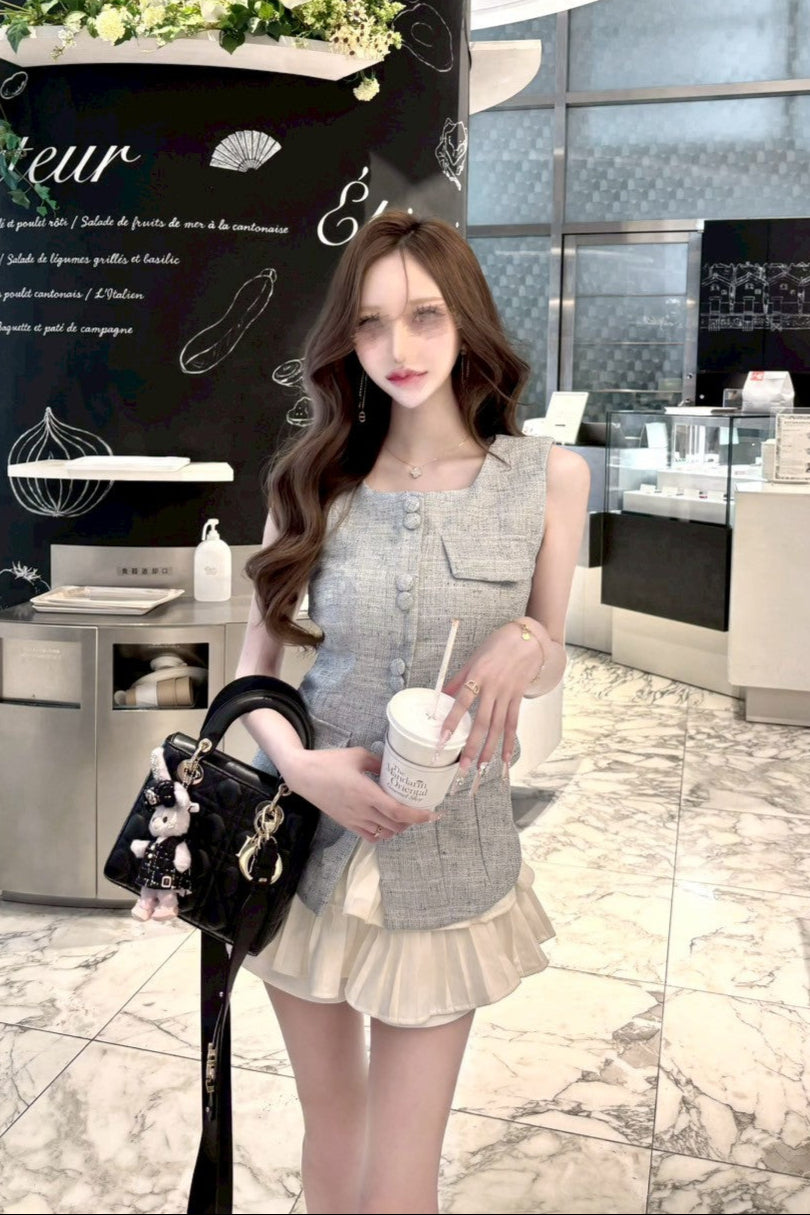 ブルーツイードトップス KR10099