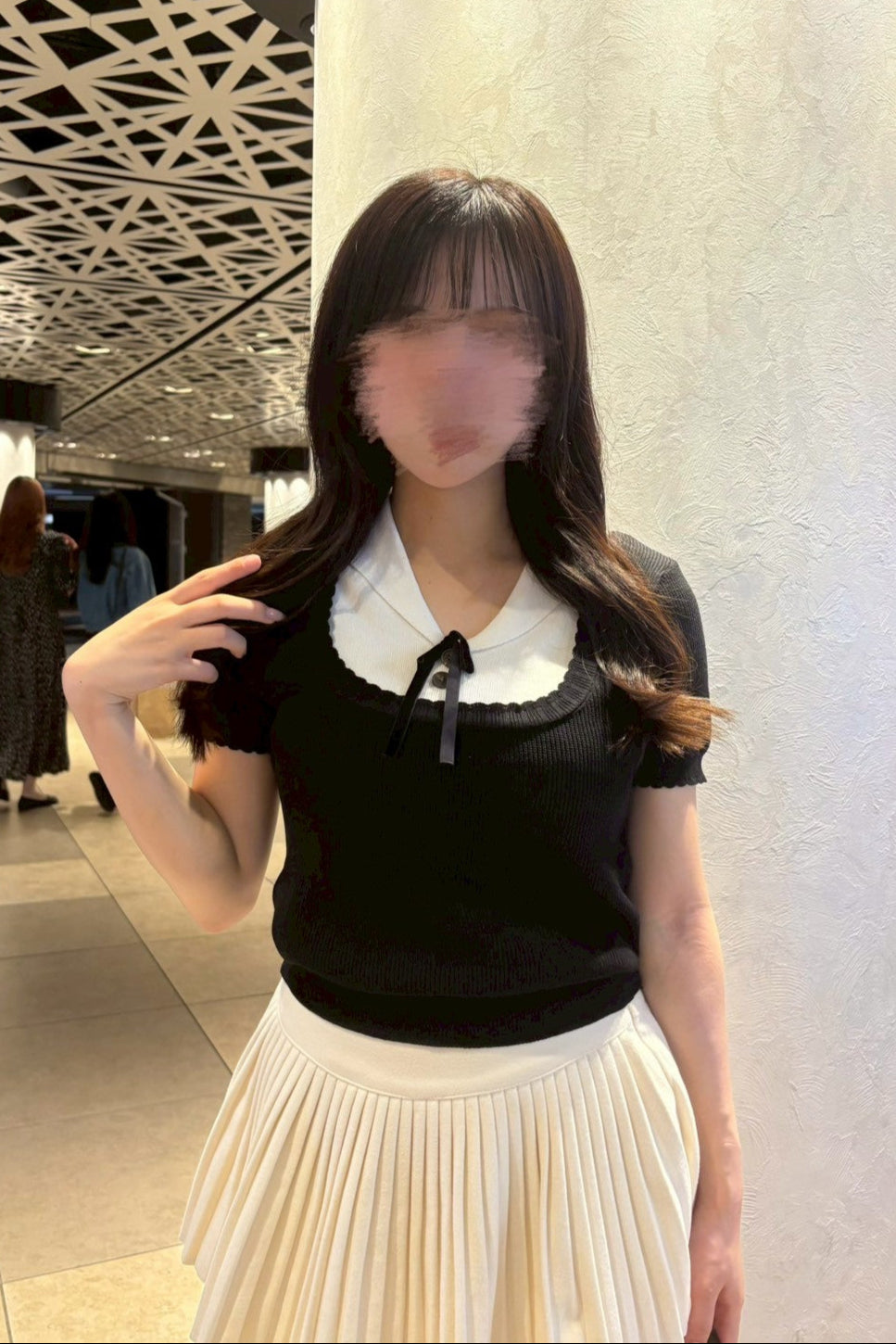 フレンチブラックポロニット KR10354