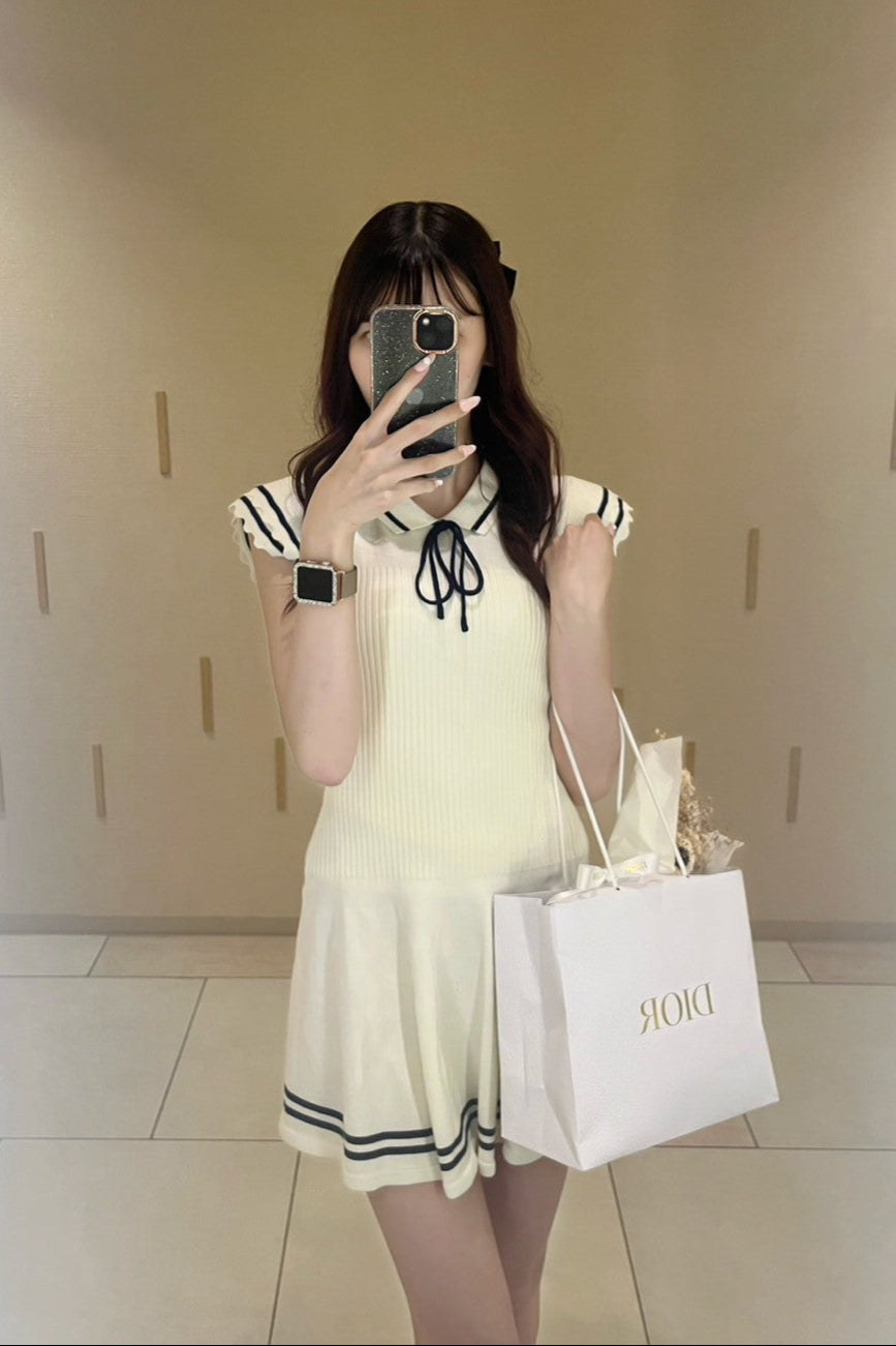 セーラーニットワンピース KR10456