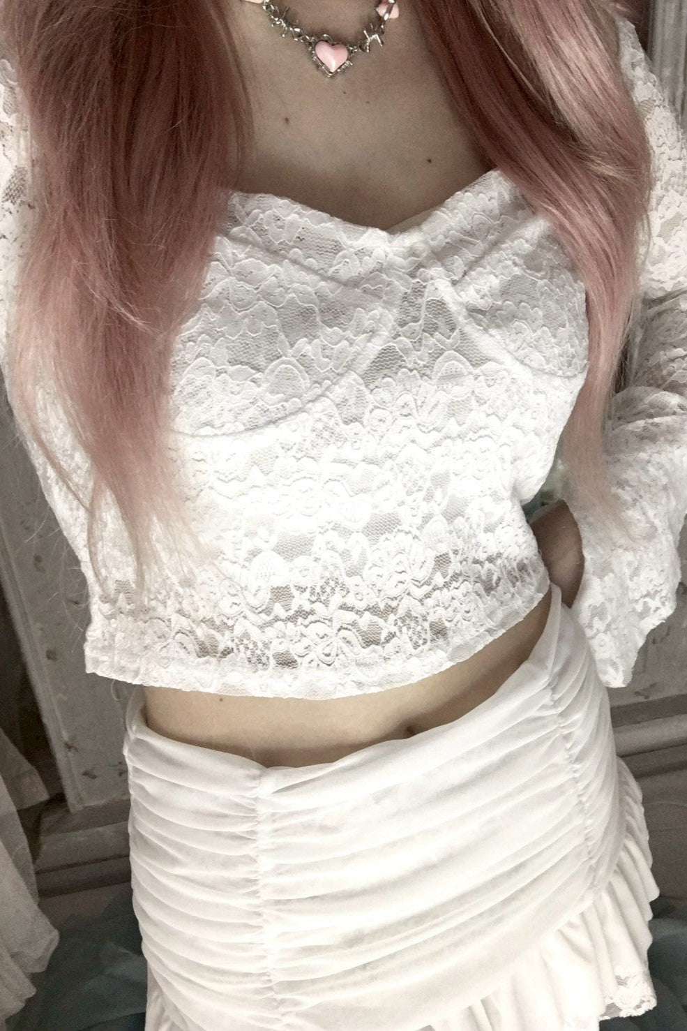 フレンチレースアップセットアップ KR10474