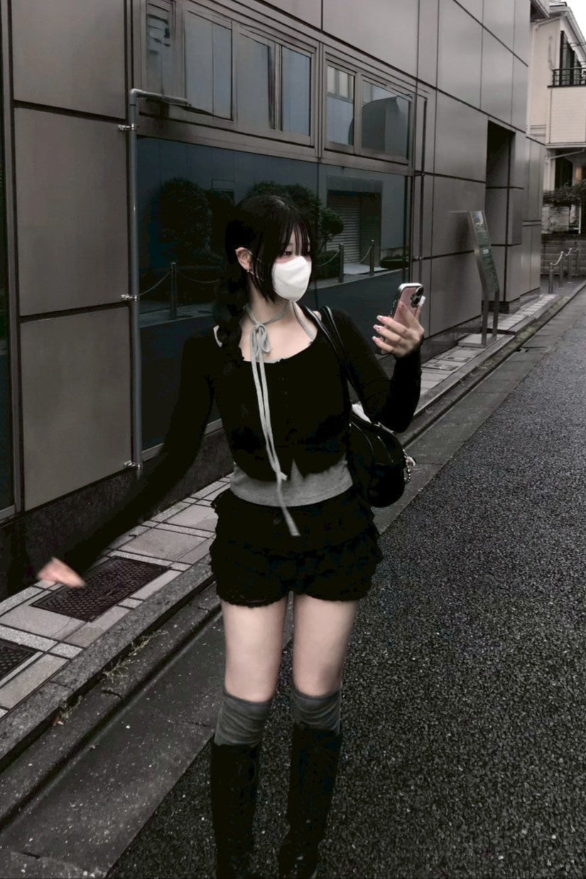 クロップドストラップキャミソール KR10269