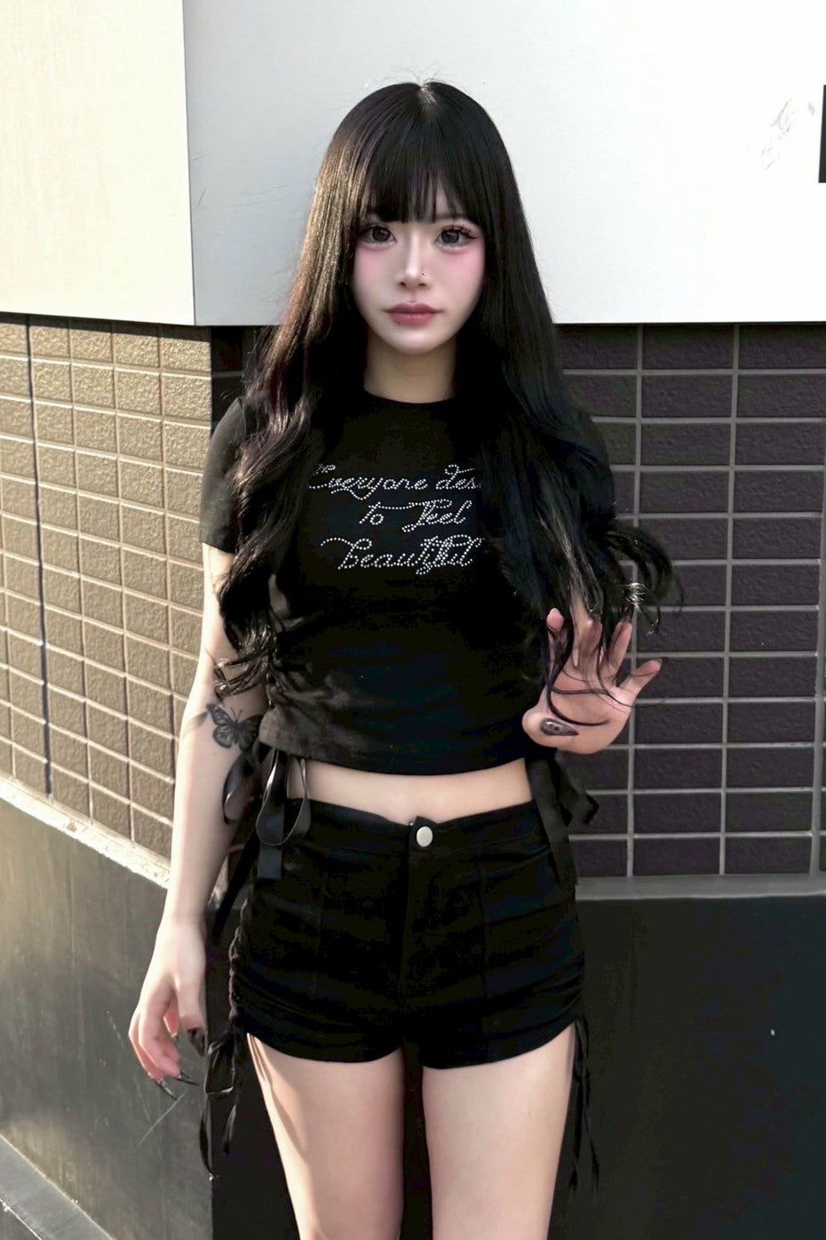 バックリボンロゴTシャツ KR10314