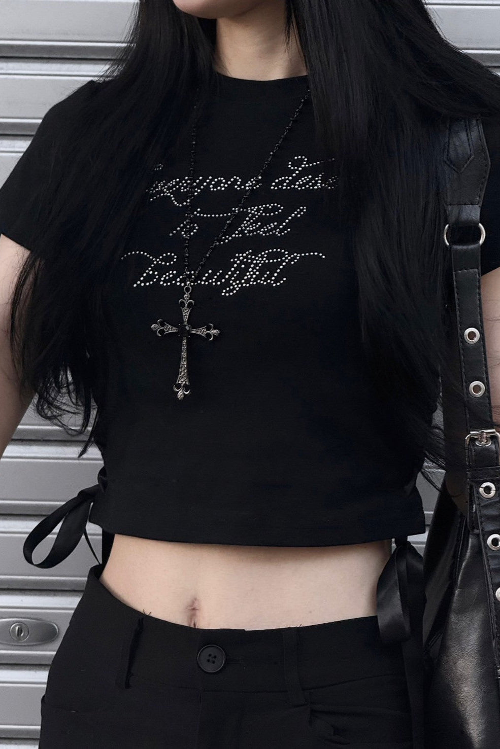 バックリボンロゴTシャツ KR10314