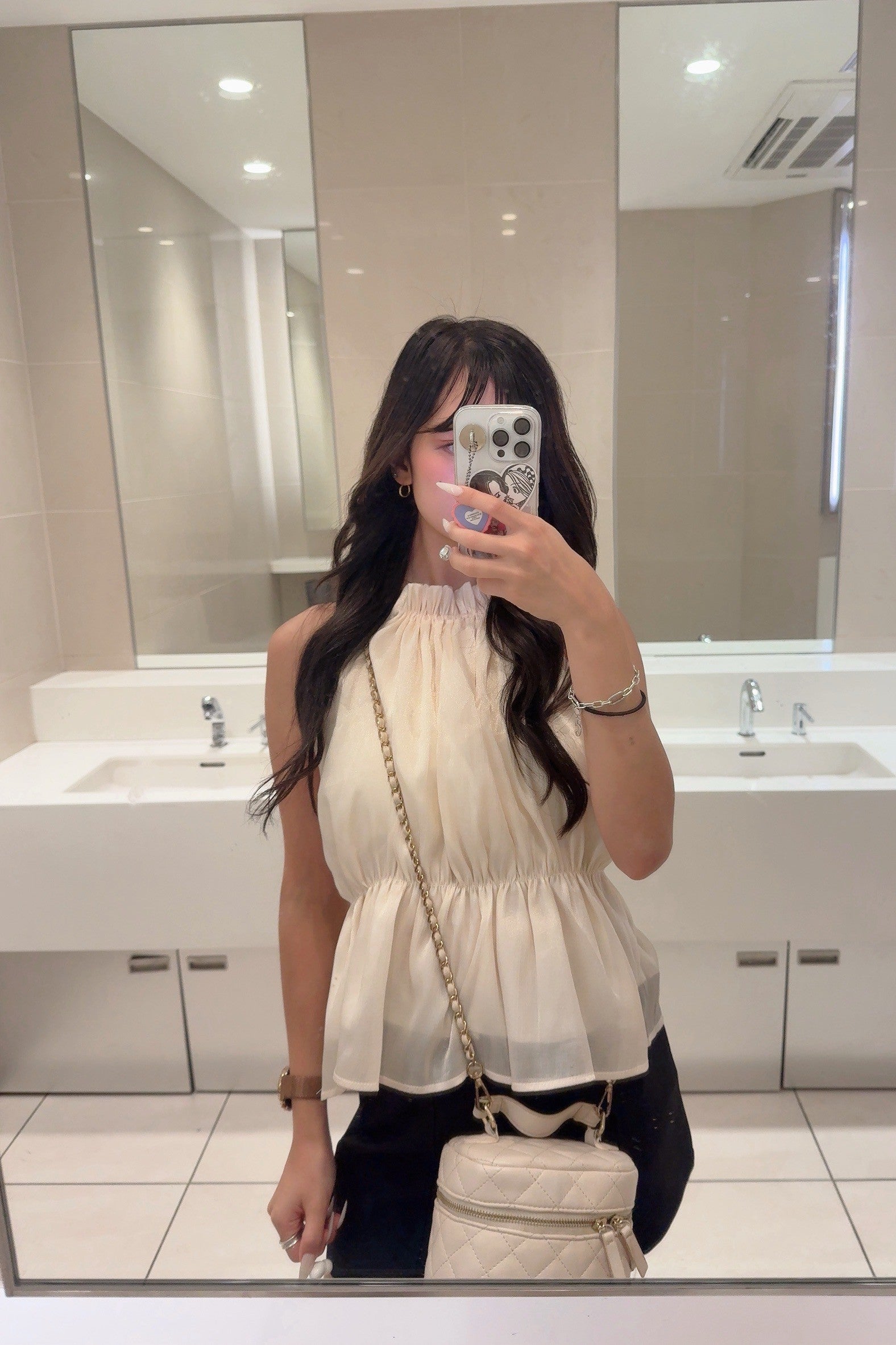 ホルターフリルシャツ KR10679