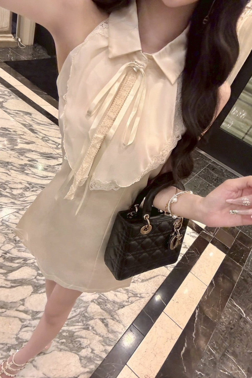 クラシカルレースワンピース KR11246