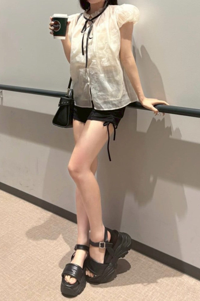 サイドシャーリングショートパンツ KR11502