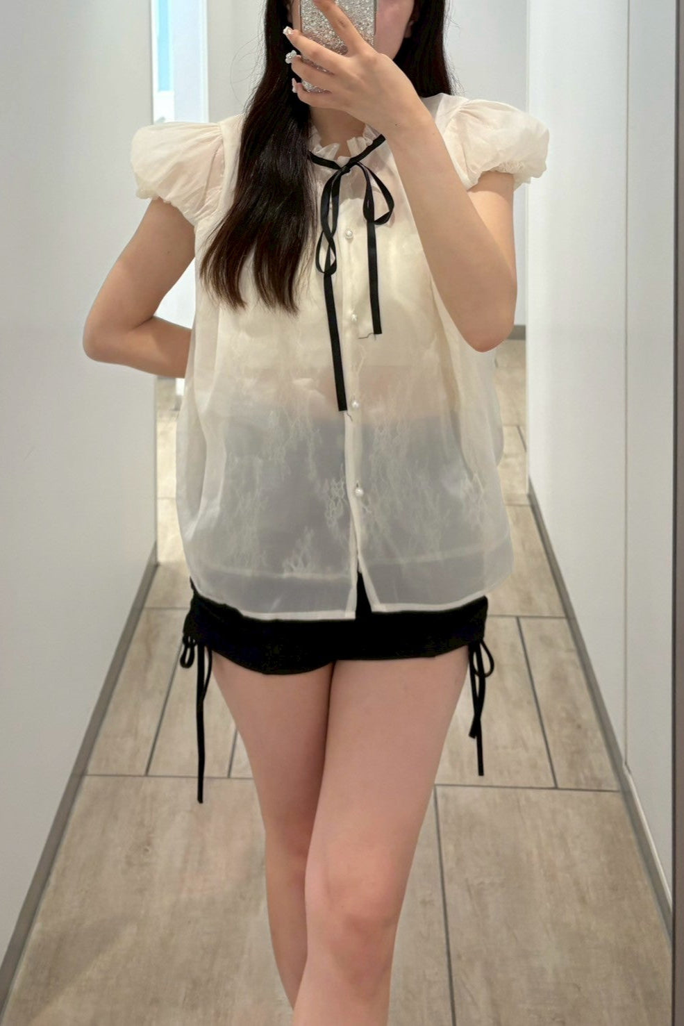 サイドシャーリングショートパンツ KR11502