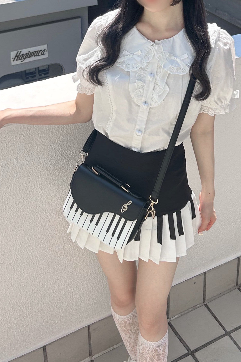 ピアノデザインショルダーバッグ KR11846