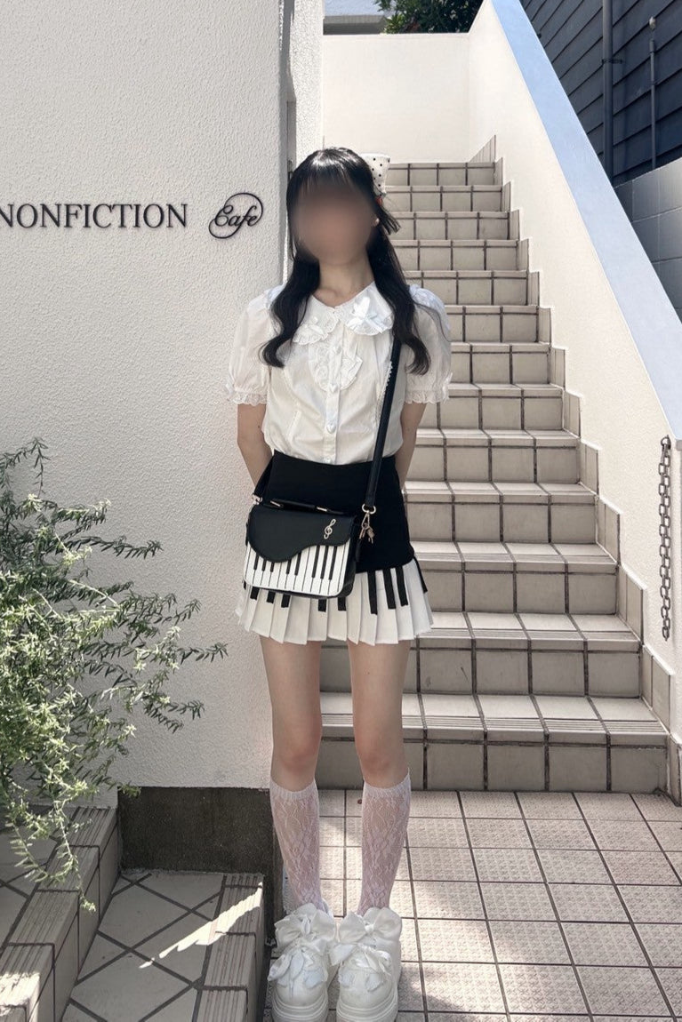 レトロピアノデザインスカート KR11835