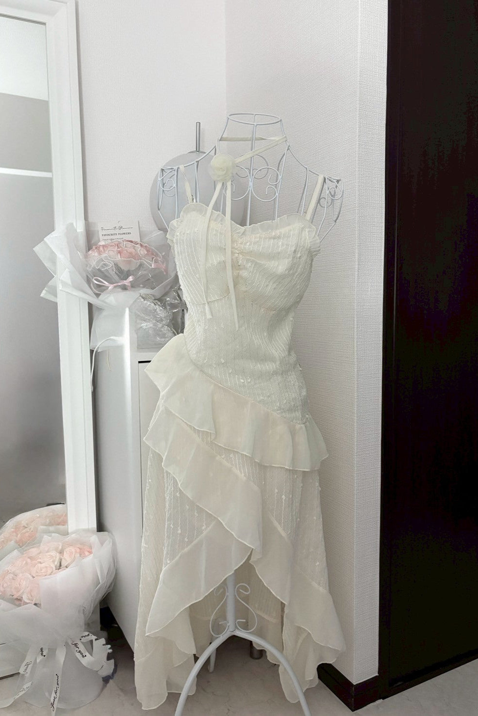 シアーティアードキャミワンピース KR11488