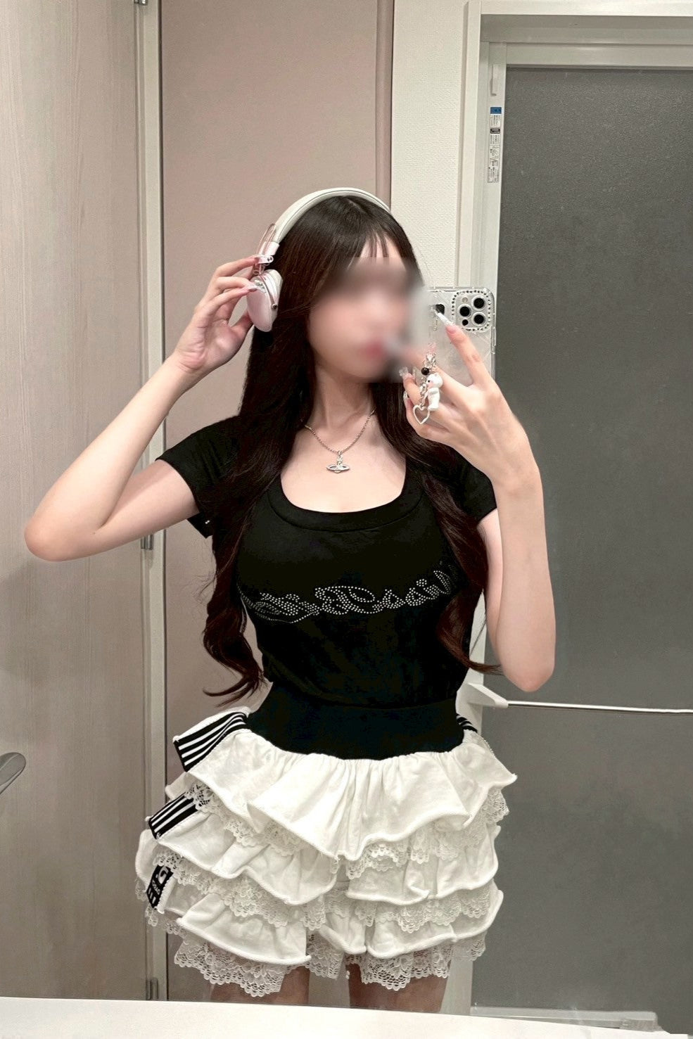 ラメロゴTシャツ KR11944