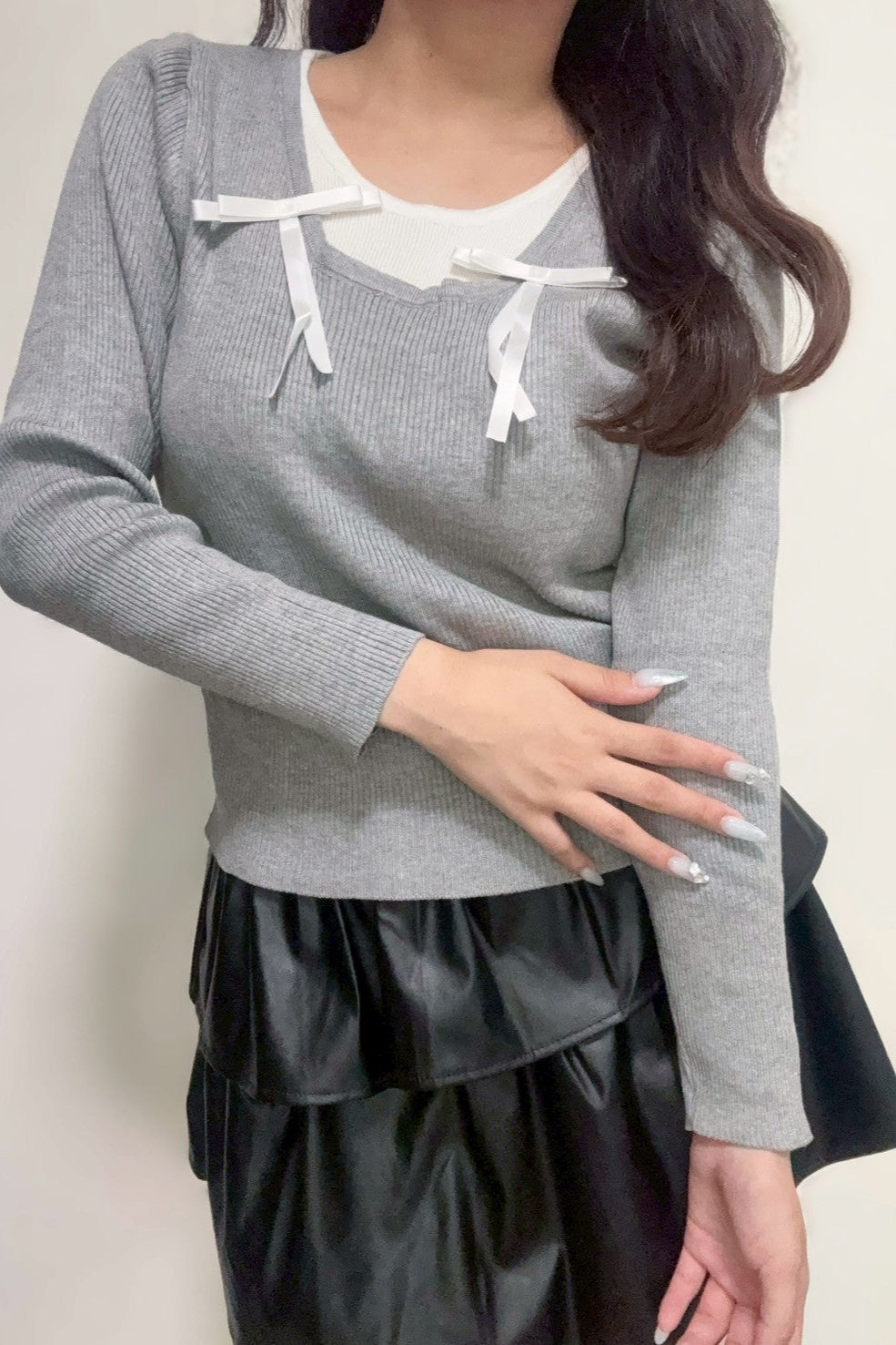 ダブルリボントップス KR12464