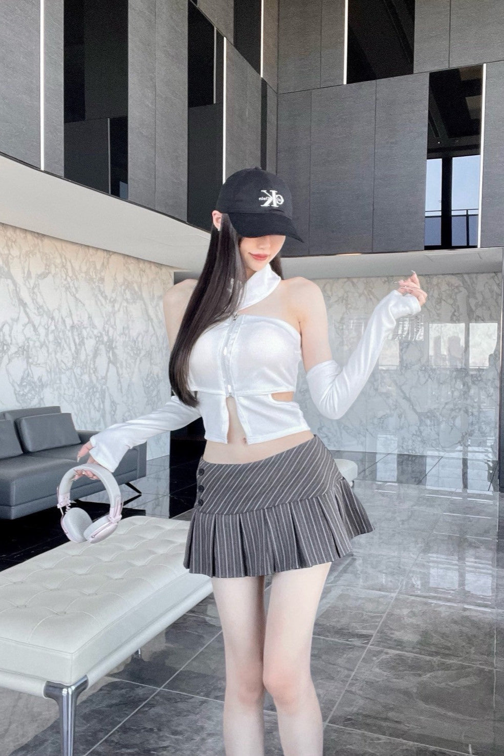 ホルタージップアップトップス KR12609