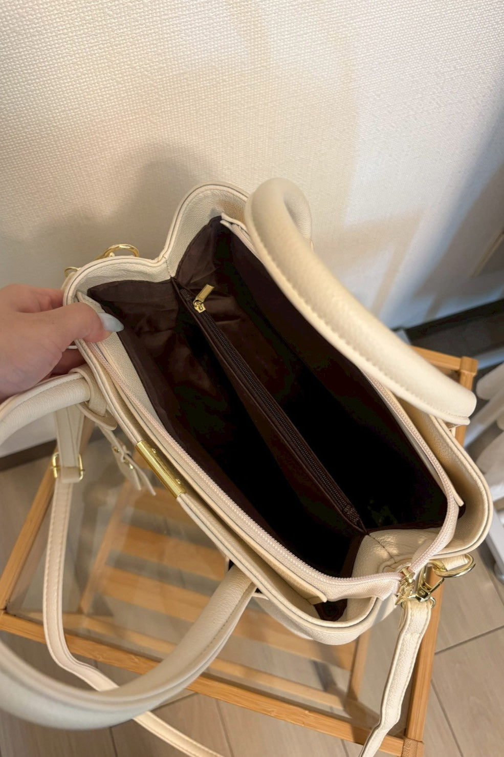 レザーハンドバッグ KR12462