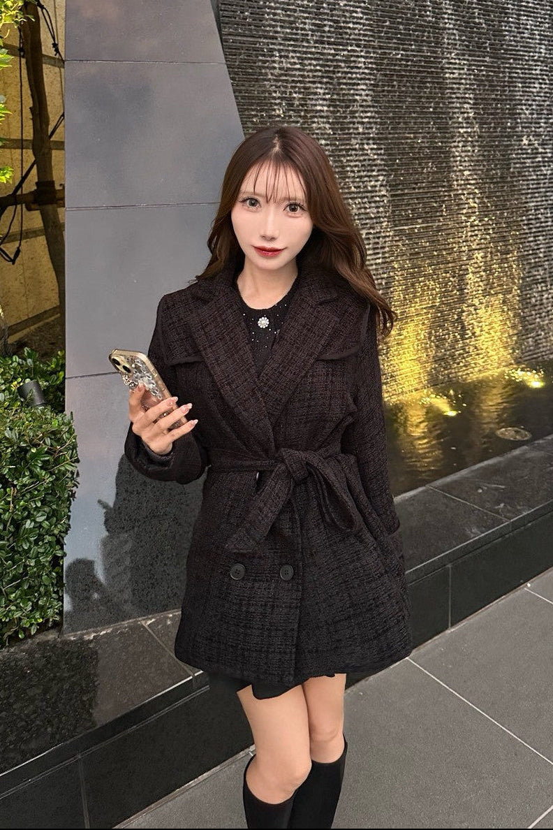 ツイードベルトツキジャケット KR13352