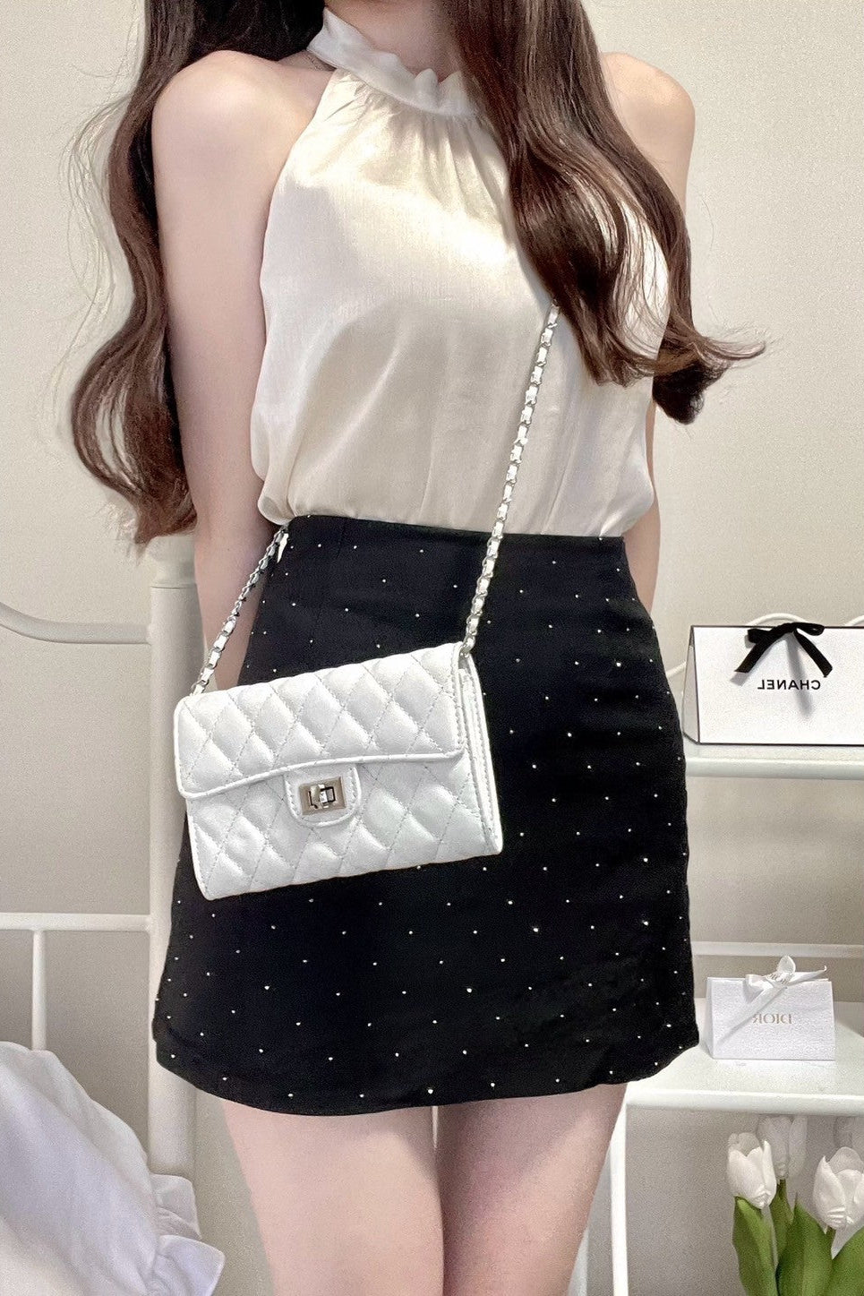 キルティングチェーンショルダーバッグ KR13304