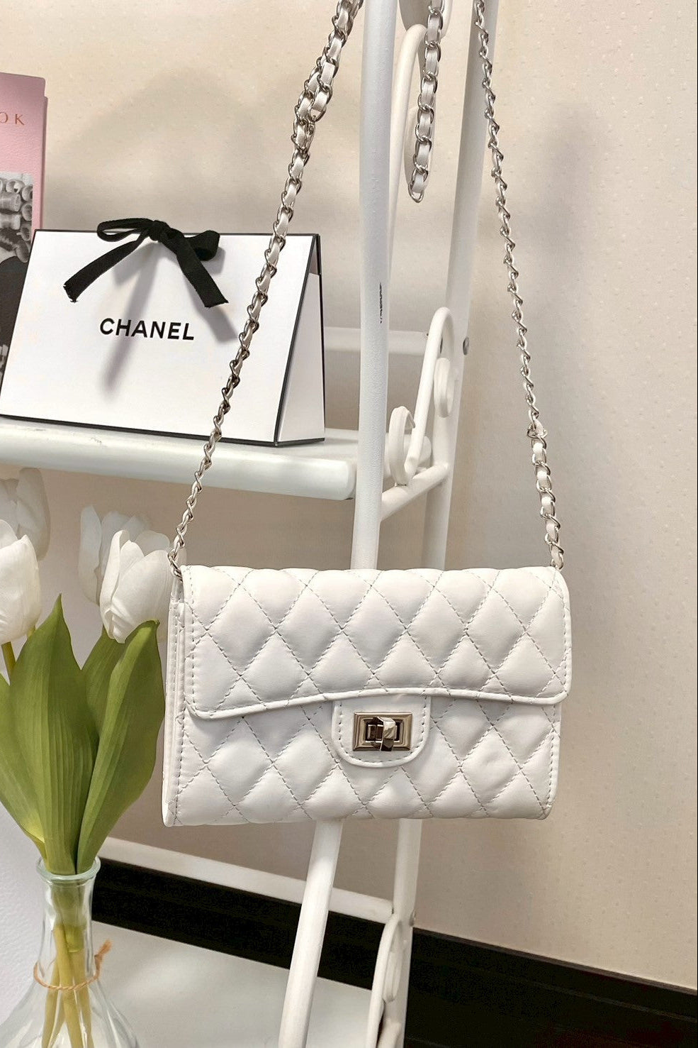 キルティングチェーンショルダーバッグ KR13304