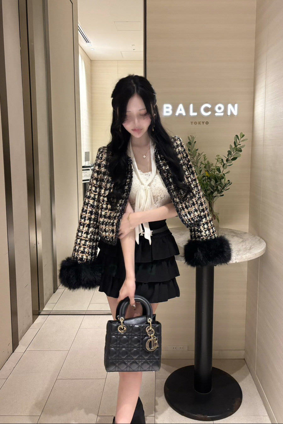 クラシックファーツイードジャケット KR30013