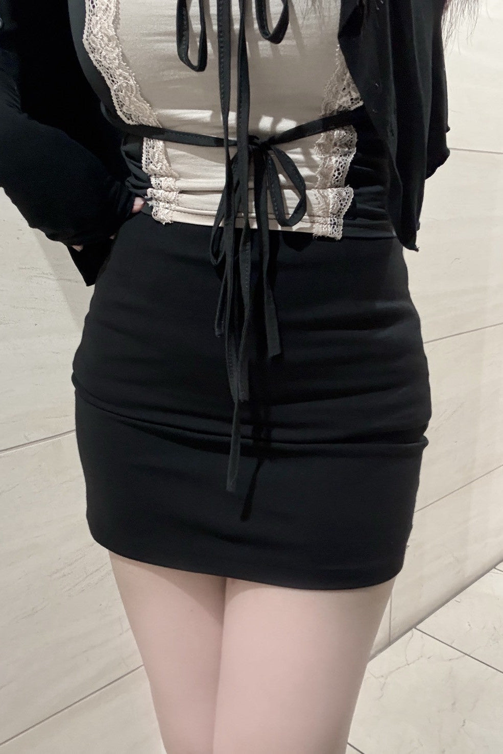 シルエットタイトミニスカート KR13087