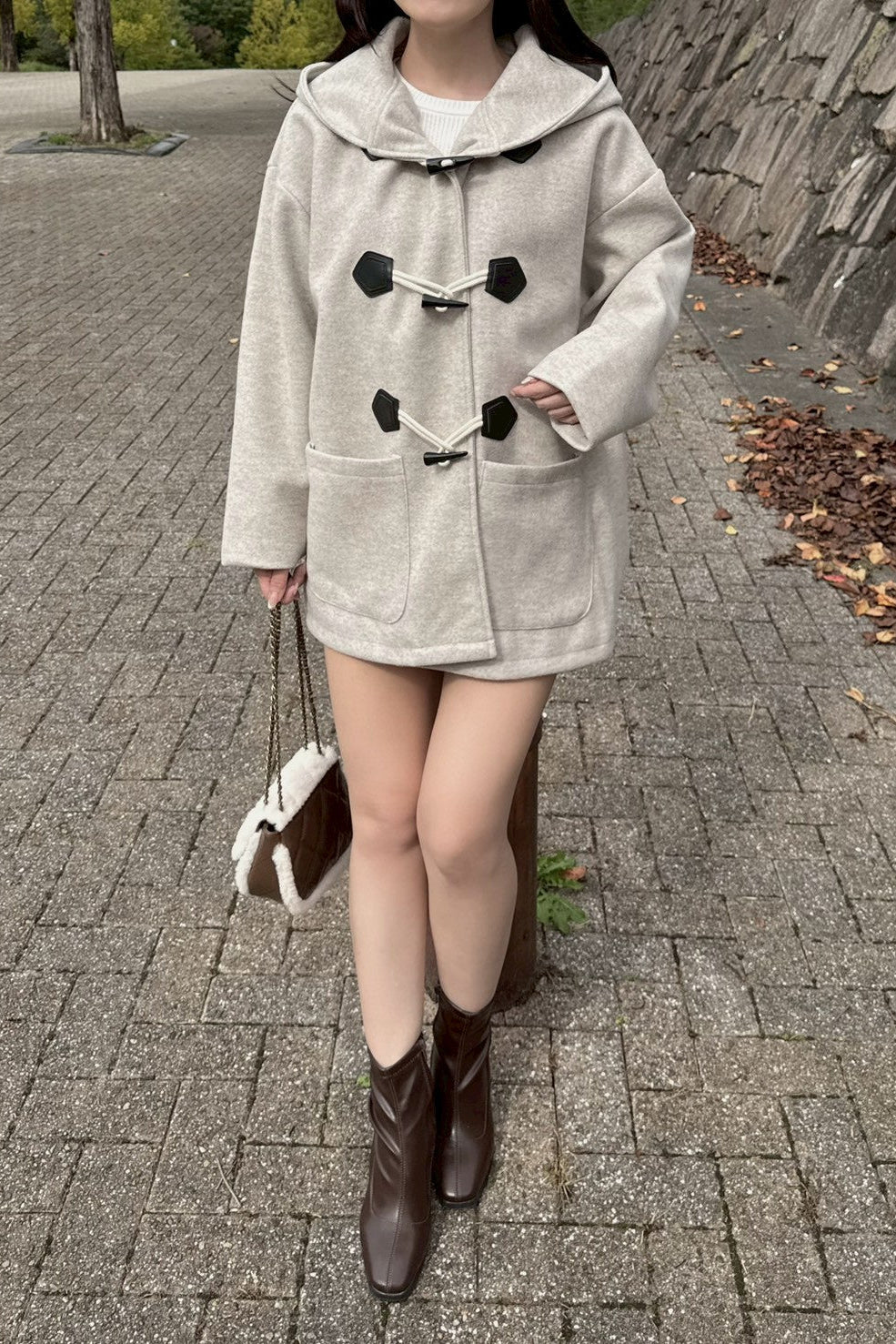 ガーリーダッフルコート KR30027