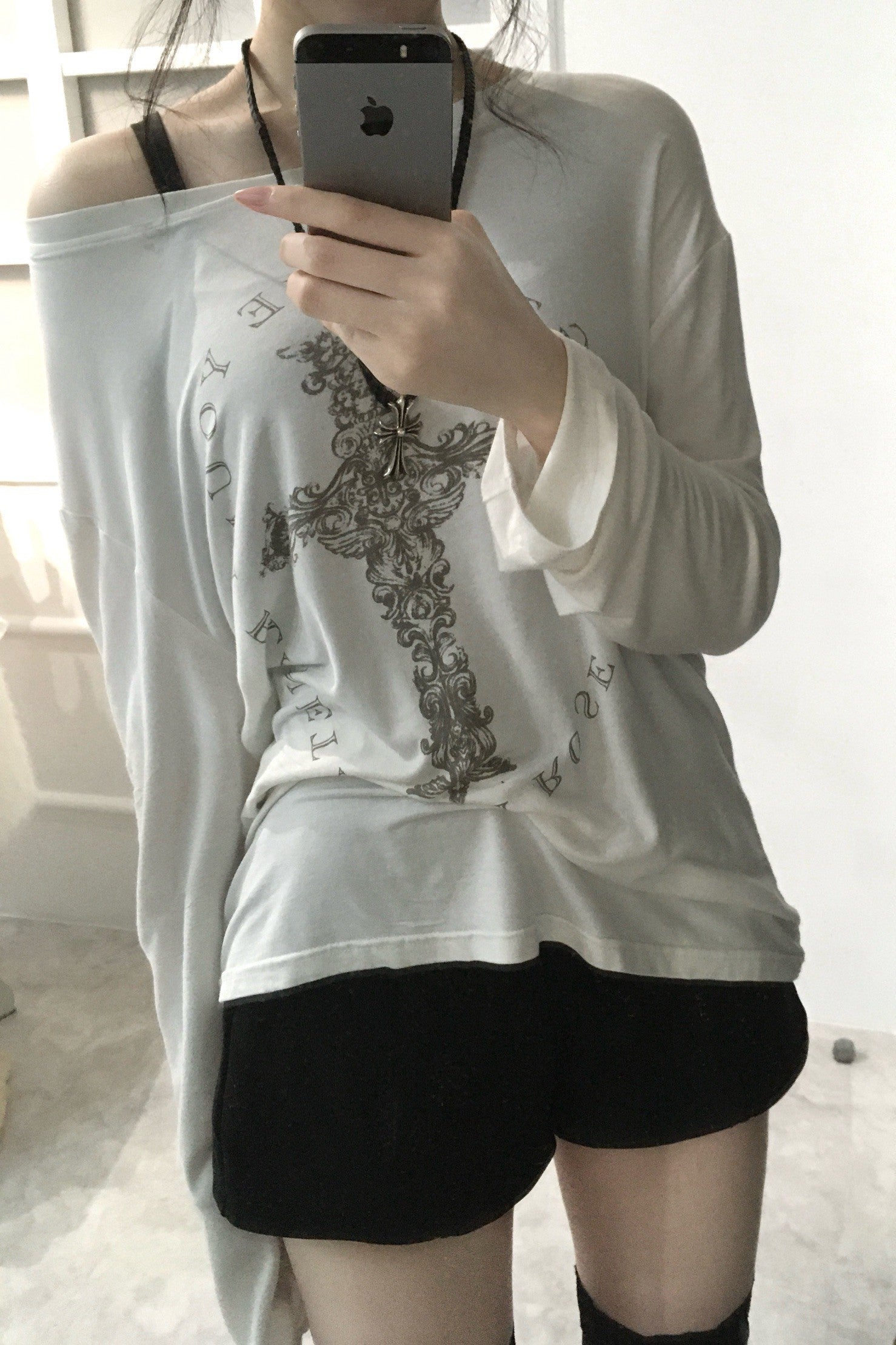 クロスプリントトップス KR10175