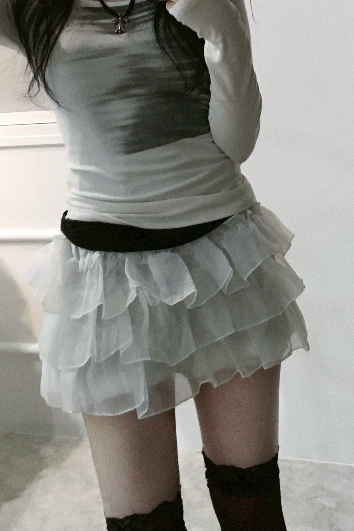 オーガンジーフリルショートパンツ KR10177