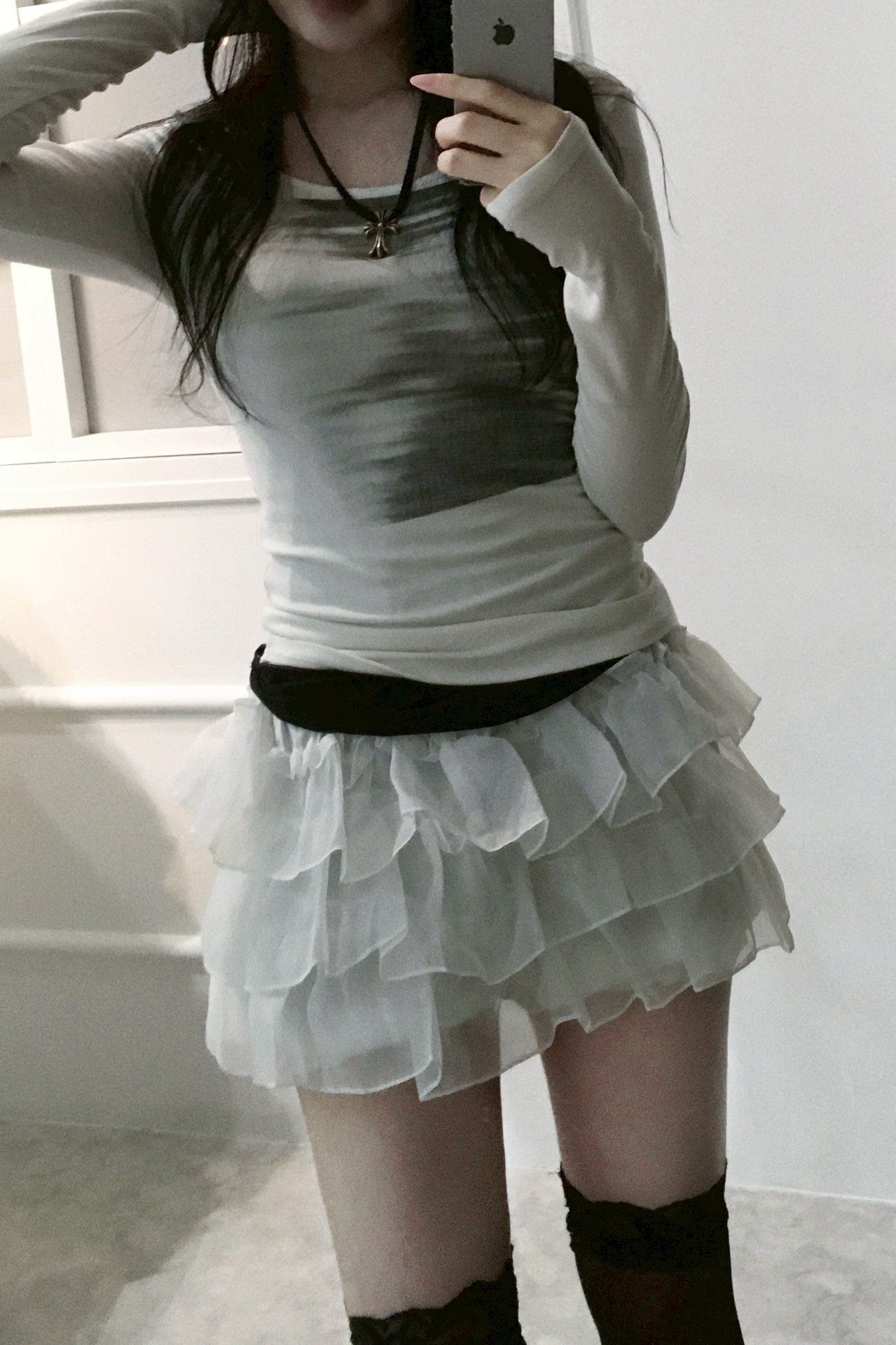 プリントワンショルトップス KR10178