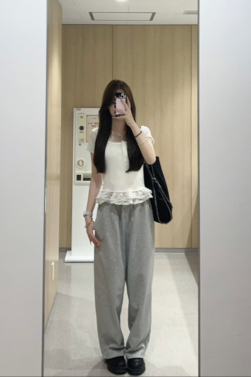 レースレイヤードトップス KR10435