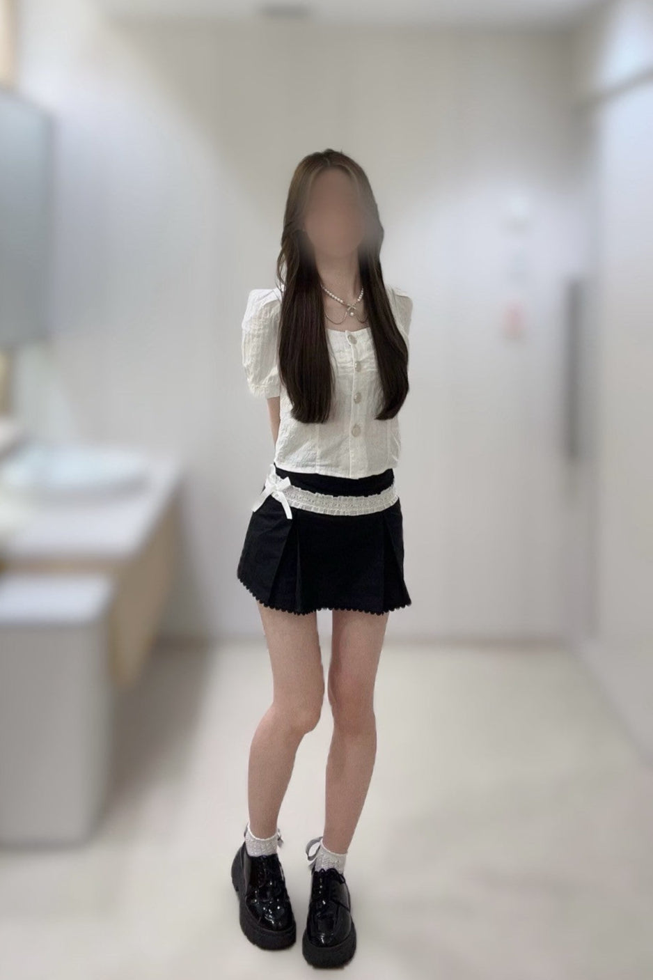リボンレーススカート KR10436