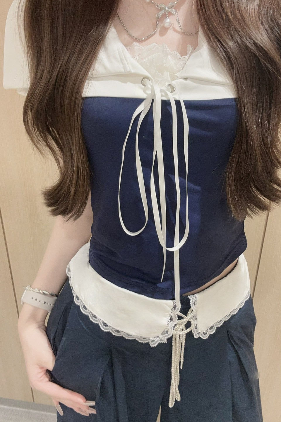 ネイビーリボンセットアップ KR11509