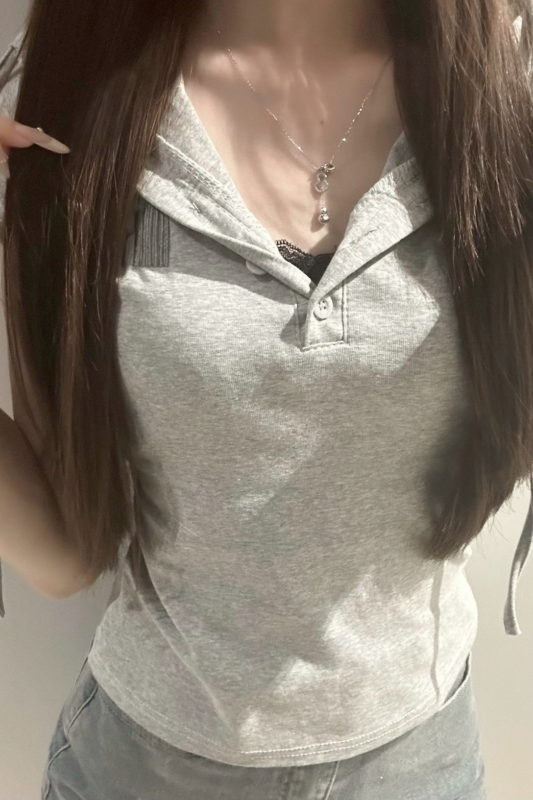 フード付き半袖Tシャツ KR11628
