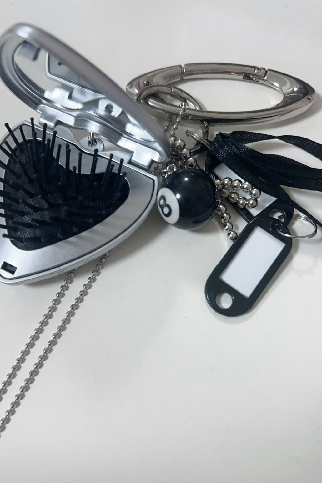 ユニークシルバーキーリング KR11506