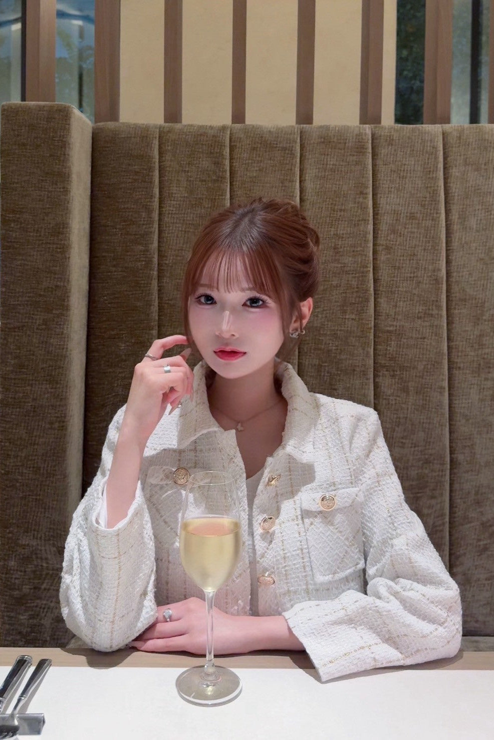 チェックツイードセットアップ KR12236