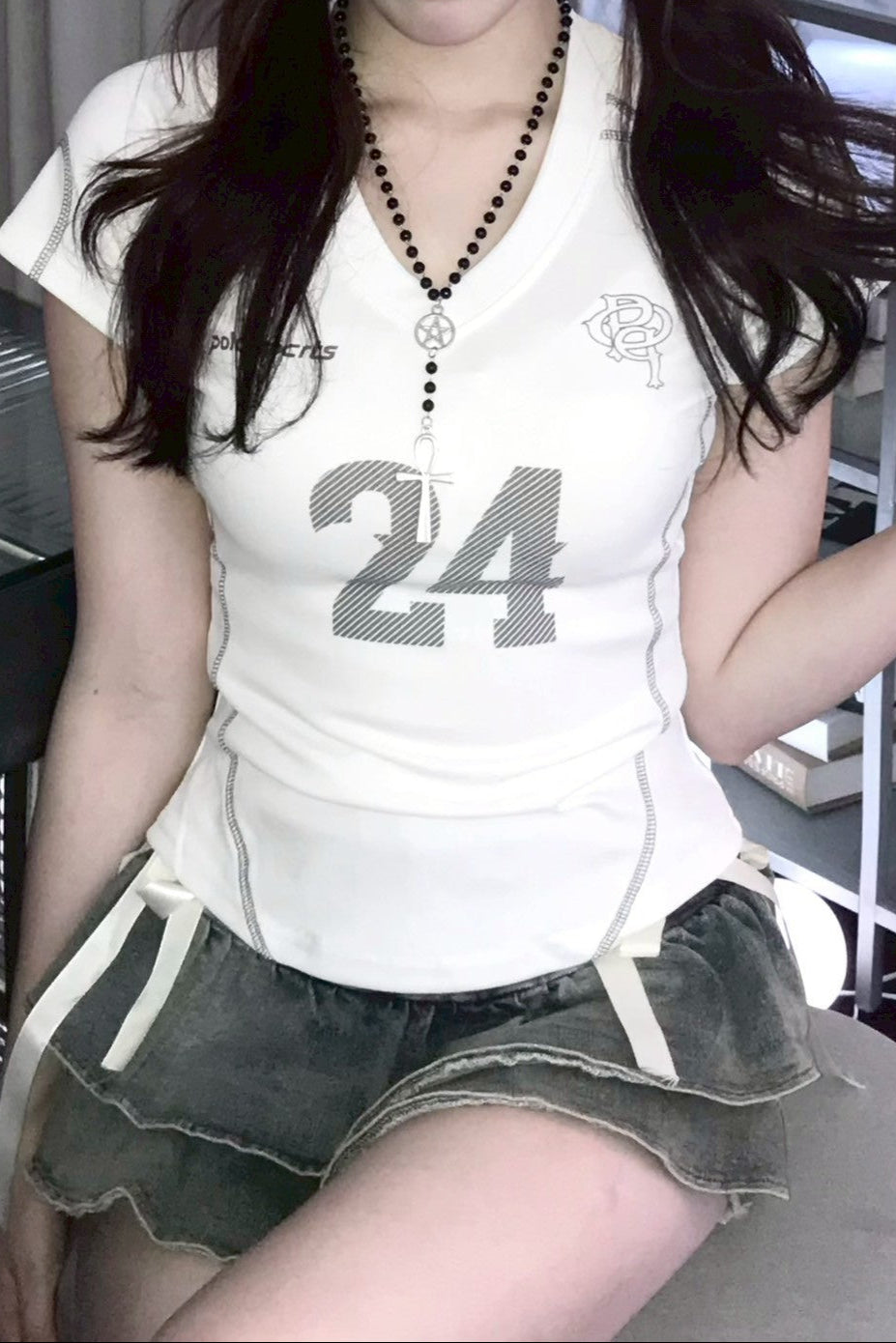 スリムユニークナンバーT シャツ KR11232