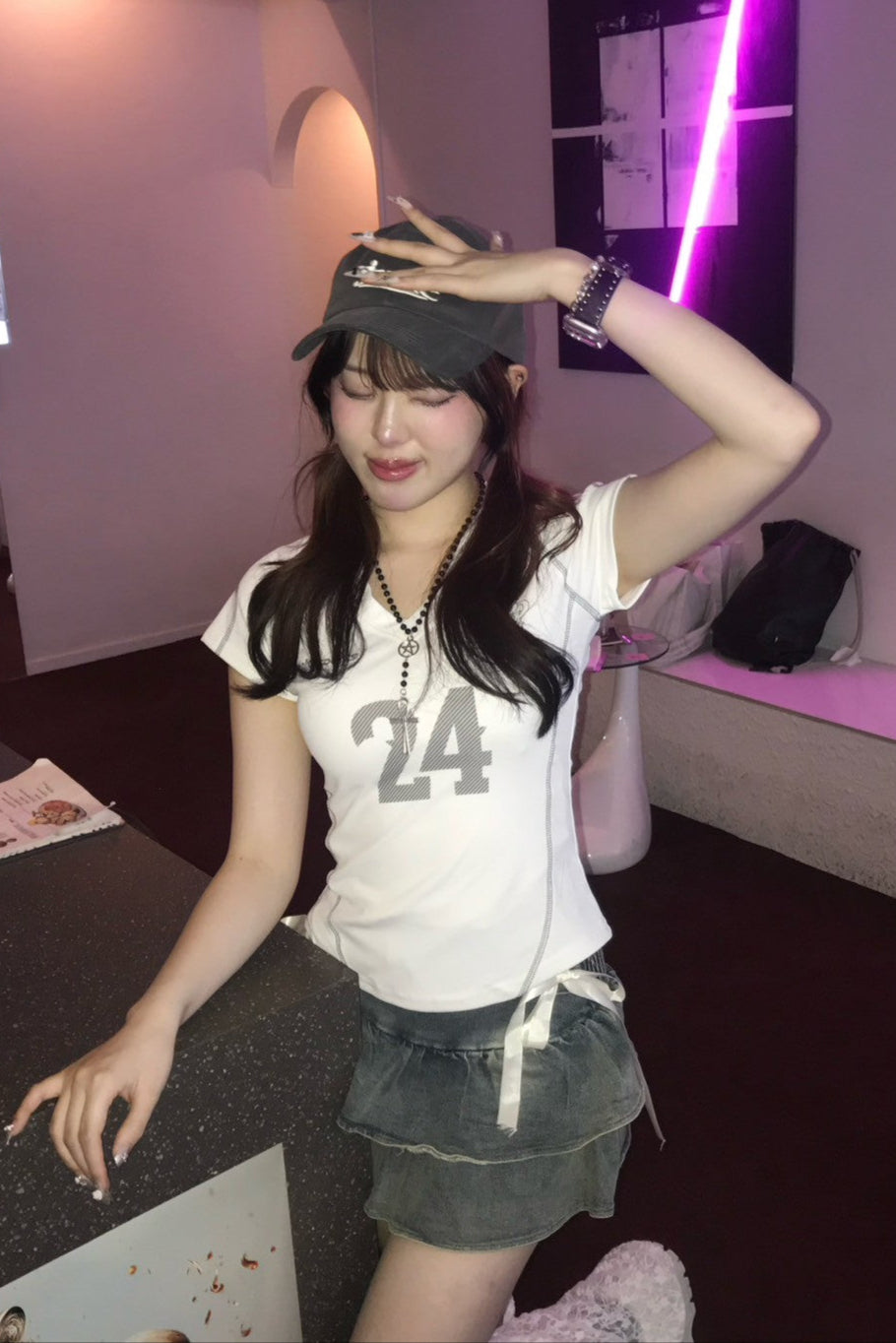 スリムユニークナンバーT シャツ KR11232