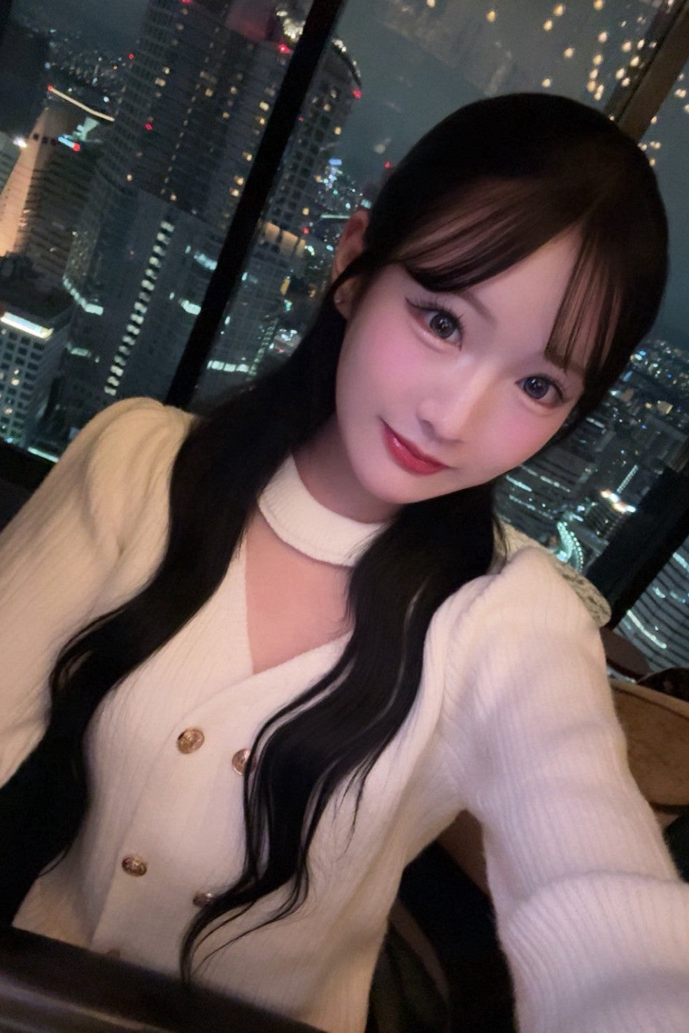 フロントボタンニット KR12843