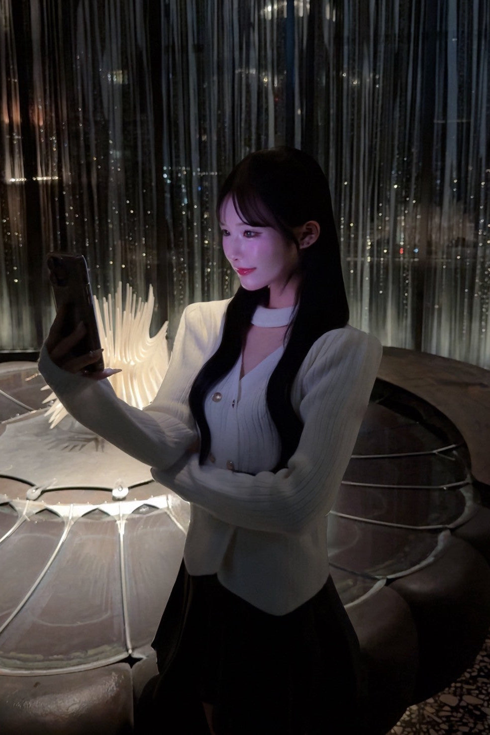 フロントボタンニット KR12843