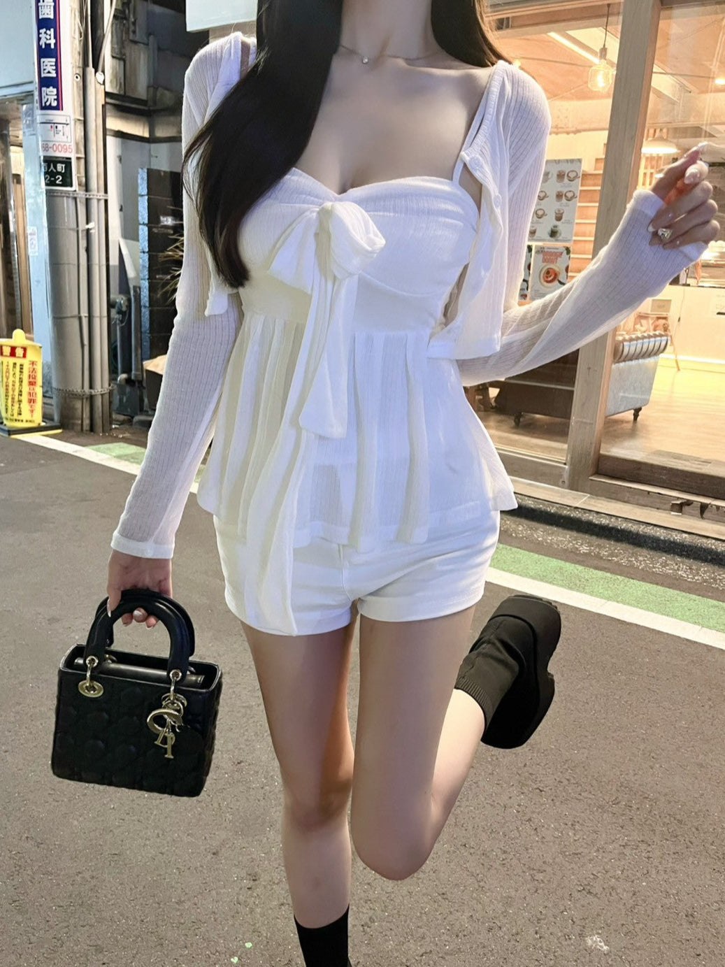 ツーピースキャミカーディガン KR10398